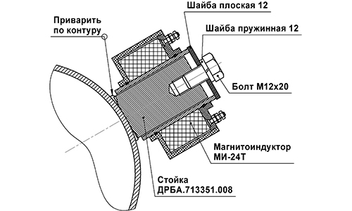 УСТАНОВКА МАГНИТОИНДУКТОРА