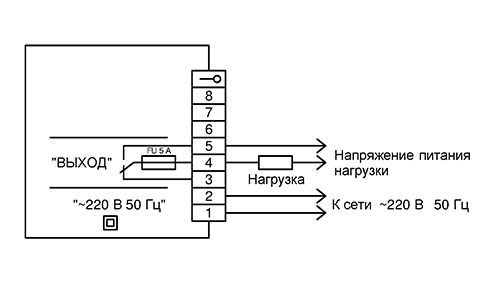 СХЕМА ПОДКЛЮЧЕНИЯ ВЛ-65Р, ВЛ-65Р2