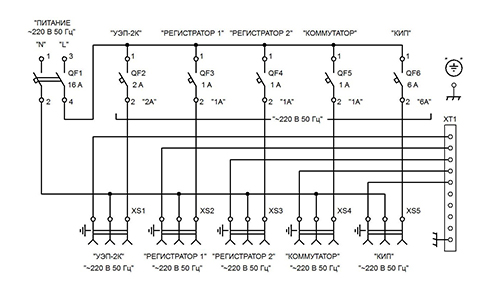 Схема электрическая принципиальная