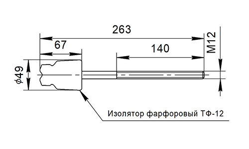 ОБЩИЙ ВИД, ГАБАРИТНЫЕ И УСТАНОВОЧНЫЕ РАЗМЕРЫ