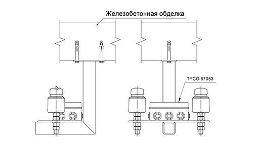 ПРИМЕР РАЗМЕЩЕНИЯ КРОНШТЕЙНА