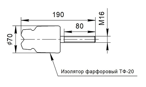 ОБЩИЙ ВИД, ГАБАРИТНЫЕ И УСТАНОВОЧНЫЕ РАЗМЕРЫ