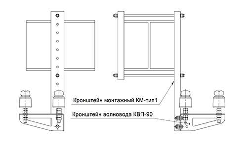ПРИМЕР УСТАНОВКИ КРОНШТЕЙНА