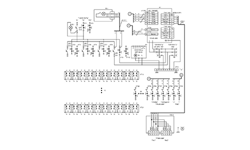 ШКАФ СВЯЗИ ШС-6М-П20К90-C10-C6-C6-C6-C6<br>СХЕМА ЭЛЕКТРИЧЕСКАЯ ПРИНЦИПИАЛЬНАЯ