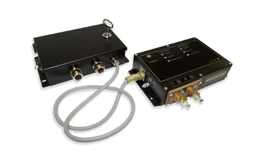 УКСВ‑02‑GSM‑Ethernet с подключенной коробкой соединительной КС12-2,5