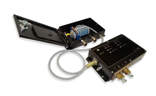 УКСВ‑02‑GSM‑Ethernet с подключенной коробкой соединительной КС12-2,5